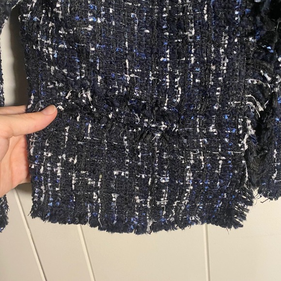 NWT Ann Taylor Petite Tweed Blazer Skirt Suit Set Size 6P 4P Preppy Career - Picture 4 of 16